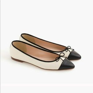 NEW J. Crew Gemma Cap Toe Ballet Flats 8